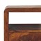 Homeroots 24" Brown Solid Wood Two Drawer Nightstand 651488 - alternate 4