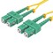 Sanoxy 1m/3ft OS2 SC to SC APC Duplex Corning High-Performance OS2 Duplex Sgl-Mode Fiber Optic Cable FB114-9601 - alternate 1