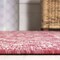 Jonathan Y Malta Bohemian Medallion Textured Weave Fuchsia/Light Gray 2 ft. x 10 ft. Indoor/Outdoor Runner Rug SMB104E-210 - alternate 7
