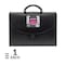 C-Line Products 8-1/2" x 14" Legal Size Black 21-Pocket Expanding File with Handle, 1/EA 58320 - alternate 1