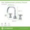 Symmons Dia Widespread Two-Handle Bathroom Faucet with Push Pop Drain (1.0 GPM) SLW3512H3PP - alternate 3