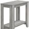 Homeroots 22" Gray Wood End Table With Shelf 489716 - alternate 3