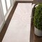 Jonathan Y Aelius MidCentury Scandinavian Abstract Sun Two-Tone High-Low White/Cream 2 ft. x 8 ft. Runner Rug SND101B-28 - alternate 1