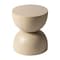 Leisuremod Sage Fiberstone Side Table, Half-Round Hourglass Design, Weatherproof, Fully Assembled SST16BG - alternate 8