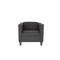 Homeroots 30" Dark Gray Upholstered Tufted Arm Chair 530519 - alternate 5