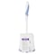 Simple Spaces Toilet Bowl Brush with Caddy, 1 in L Trim, PP/PVC Bristle, 15 in L Brush, Plastic Holder YB34883L - alternate 2