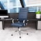 Leisuremod Benmar High-Back Leather Office Chair, Navy Blue BOT19BUL - alternate 3