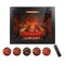 Edendirect 33 inch Infrared Electric Fireplace with Removable Trim kit Insert, Touch Panel Home Decor Heater ZR-W1769P252988 - alternate 1