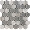 Apollo Tile Wooden Gray 12x12 Glass Marble Polished Floor and Wall Mosaic Tile 4.92 sqft/case, 5PK APLBL8803WGA - alternate 1