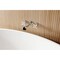 Kingston Brass Two-Handle Wall Mount Tub Faucet, Polished Chrome KS5021PX - alternate 3
