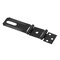 Prime-Line Door and Gate Double Safety Hasp Hinge Latch with Fixed Staple 3-1/2 inch with Screws Matte Black U 117138 - alternate 4
