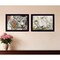 Homeroots Set Of Two Tiger Lily Dandy Lion 3 Black Framed Print Wall Art, 2PK 407198 - alternate 3