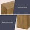 Alaterre Furniture Stockyard Solid Wood Console Table 56 in Modern Farmhouse Entryway Table AFTBL-019 - alternate 5