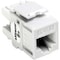 Leviton 1-Port Mod Jack 110 8W8P Utp, T568A/B Cat6 Quickport, Extreme 6+ White 61110-RW6 - alternate 1