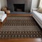 Homeroots 10' X 14' Chocolate Taupe And Copper Tribal Washable Indoor Outdoor Area Rug 582559 - alternate 5