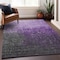 Homeroots 9' X 12' Purple And Dark Gray Ombre Washable Indoor Outdoor Area Rug 602897 - alternate 7