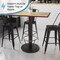 Flash Furniture Beverly 24'' Round Restaurant Table Base with 4'' Dia. Bar Height Column and Foot Ring XU-TR24-BAR-4CFR-GG - alternate 4