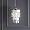 Jonathan Y Cayla 7" Seashell LED Pendant, White/Chrome JYL9002A - alternate 7
