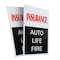 Signmission Insurance Auto Life Fire, Plastic Signs Only 24 Inch x 36 Inch, Corrugated Plastic, 2PK CSB-2436-2PACK-Insurance Auto Life Fire - alternate 1