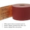 3M 3M Red Abrasive Sheet Roll, 01687, P120, 2-3/4 in x 25 yd, 6PK 316U - alternate 5