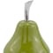 Homeroots 7" Green Aluminum Decorative Pear Tabletop Sculpture 373757 - alternate 3