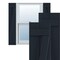 Ekena Millwork True Fit PVC Two Board Joined Board-n-Batten Shutters w/Z-Bar, Starless Night Blue, 10 3/4W x 42H, PR TFP102BBF11X042OB - alternate 1
