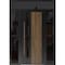 Vdomdoors Steel Door Dekton 0163 Venezia Noce 2 Side and Top Exterior Window Sidelite Entry Door Painted W16+ DEKTON0163EXD-VEN-W16+36+16xH80+16-RH-I - alternate 1