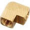 Anderson Metals Pipe Fitting, Brass Elbow, 90 Degree, Lead Free, 1/4-In. FPT 756100-04 - alternate 2