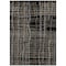 Homeroots 8' X 10' Black Ivory And Brown Striped Washable Indoor Outdoor Area Rug 597376 - alternate 5