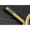 Kingston Brass Wall Mount Clawfoot Tub Faucet, Brushed Brass AE8457CG - alternate 3