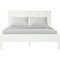 Homeroots Three Piece White Solid Wood Bedroom Set 523671 - alternate 8