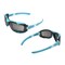 Interstate Safety Full-Seal Safety Glasses with Smoke Mirror Lens and Removable EVA Foam Gasket, Blue, 10PK 40256-BX - alternate 5