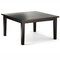Homeroots 54" Brown Solid Wood Frame Base Square Dining Table 640724 - alternate 1
