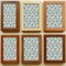 Homeroots 4" x 4" Green And Pink Vinyl Arabesque Peel And Stick Removable Tiles 571220 - alternate 7