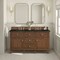 James Martin Vanities Lorelai 60" Double Vanity, Mid-Century Walnut, w/ 3 CM Phantome Eclos Top 424-V60D-WLT-3PHT - alternate 7
