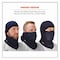 Ergodyne N-Ferno 6823 Hinged Balaclava Face Mask, Fleece, One Size Fits Most, Navy 16851 - alternate 12