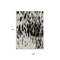 Homeroots 9' X 12' Black And Ivory Abstract Washable Indoor Outdoor Area Rug 612639 - alternate 8