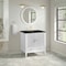 James Martin Vanities Myrrin 30" Single Vanity, Bright White w/ 3 CM Phantome Eclos Top 485-V30-BW-3PHT - alternate 6