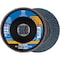 Pferd 4-1/2'' X-LOCK POLIFAN Flap Disc - Z PSF STEELOX, Zirconia, 60 Grit, Conical 60762 - alternate 1