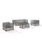 Crosley Granite Bay 4Pc Wicker Outdoor Sofa Patio Furniture Set KO70364ST-CR - alternate 4