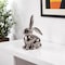 Homeroots 9" Silver Aluminum Rabbit Tabletop Sculpture 628123 - alternate 2