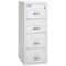 Fireking 4 Drawer, 1 Hr Fire & impact rated, 25" depth Letter Arctic White 4-1825-CAW - alternate 1