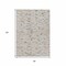 Homeroots 8' X 10' Linen And Gray Geometric Washable Indoor Outdoor Area Rug 616559 - alternate 5