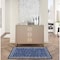 Homeroots 3' X 5' Navy Blue And Ivory Indoor Outdoor Area Rug 545974 - alternate 5