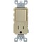 Leviton Decora Ivory 15A Switch & Outlet S01-T5625-0IS - alternate 1