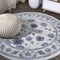 Jonathan Y Modern Persian Vintage Moroccan Traditional Ivory/Blue/Red 6 ft Round Area Rug MDP101D-6R - alternate 1