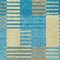 Homeroots 8' X 10' Teal Blue Orange And Sky Blue Striped Washable Indoor Outdoor Area Rug 613178 - alternate 6