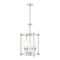 Z-Lite Katerina 4 Light Chandelier, Brushed Nickel, 16 In W x 27 In H 1950-4C-BN - alternate 1