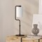 Homeroots 24" Black Metal Table Lamp With White Cylinder Shade 524422 - alternate 7
