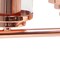 Homeroots Rose Gold Chandelier Iron Ceiling Light With Clear Shades 651657 - alternate 3